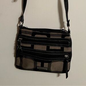Nine West Black and Brown Woman’s Crossbody Bag
